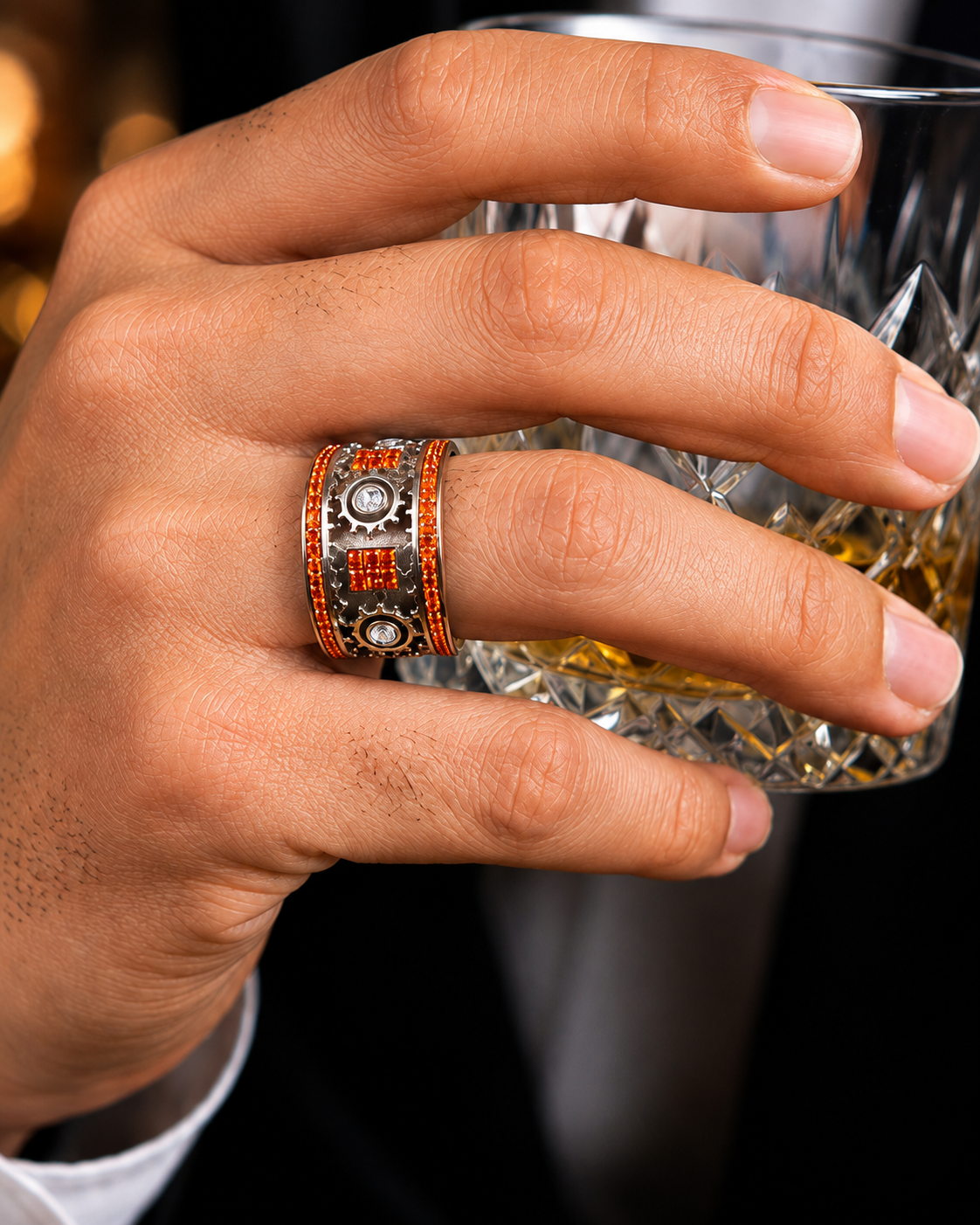 Orange Lever Ring