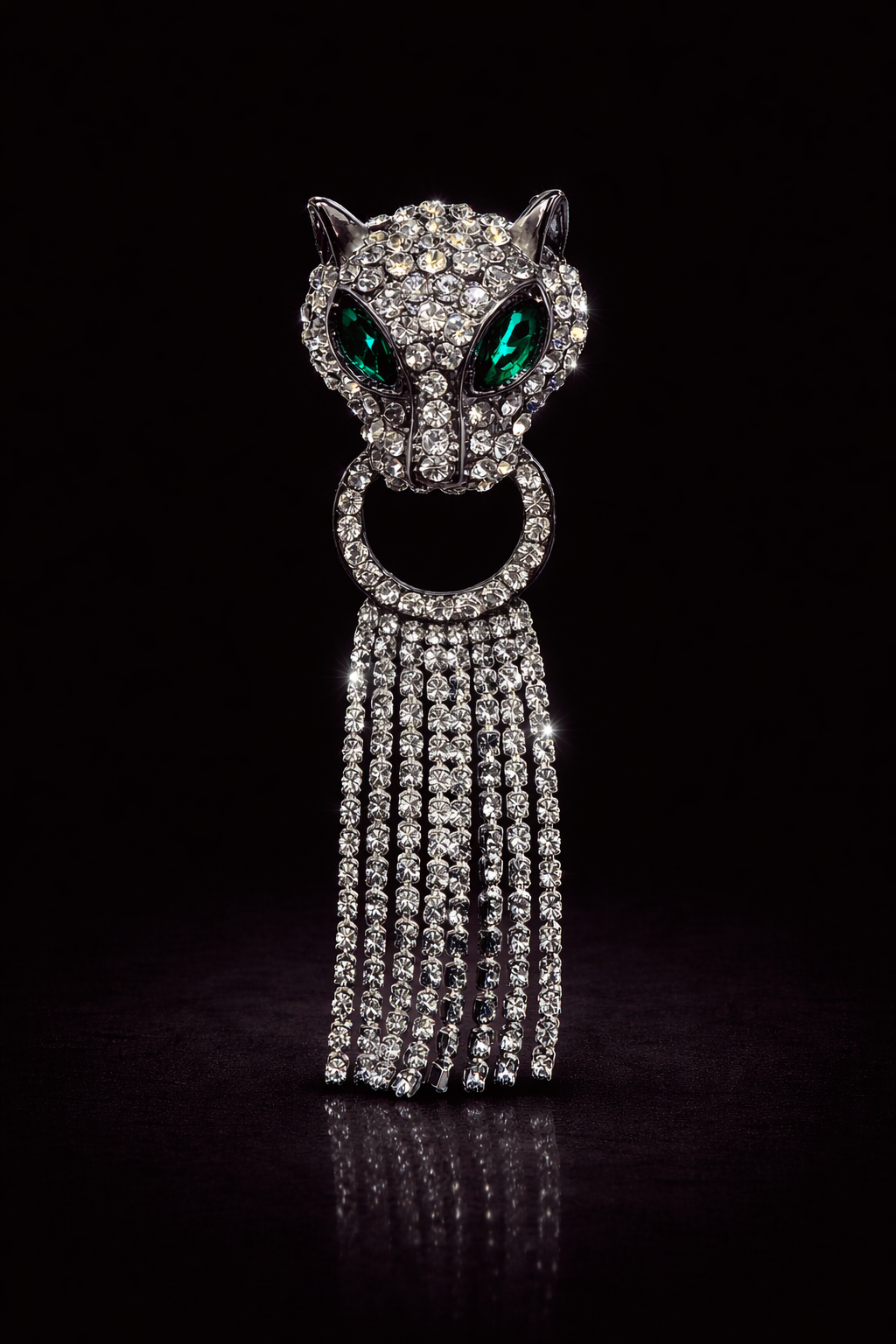 Gaze Panther Brooch