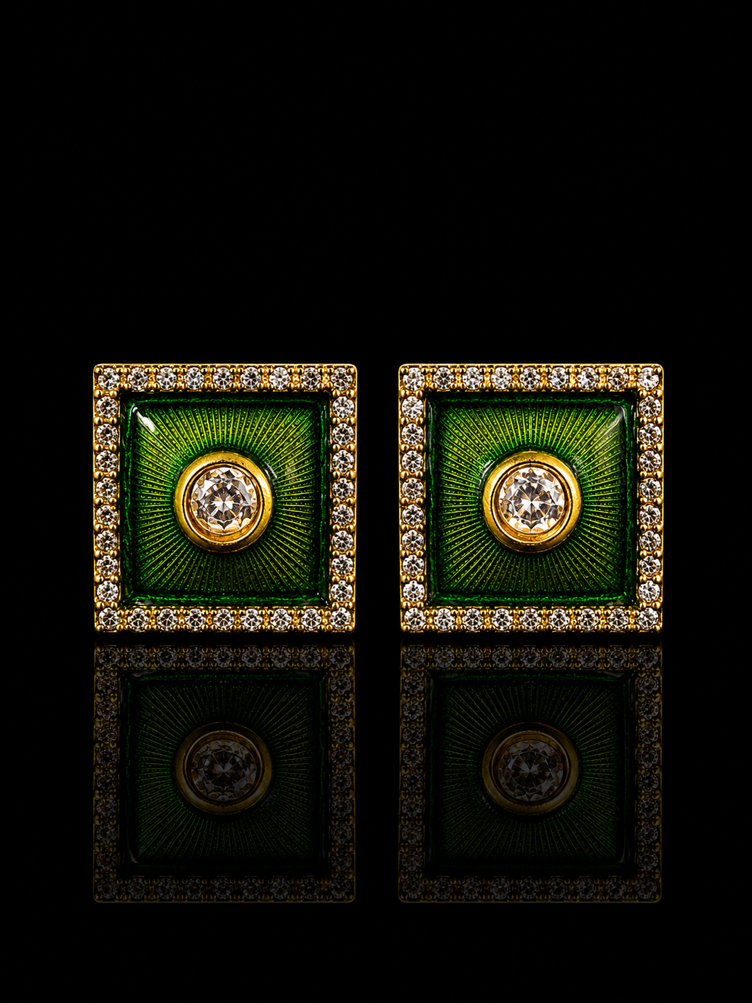 Royal Radiance Square Cufflinks