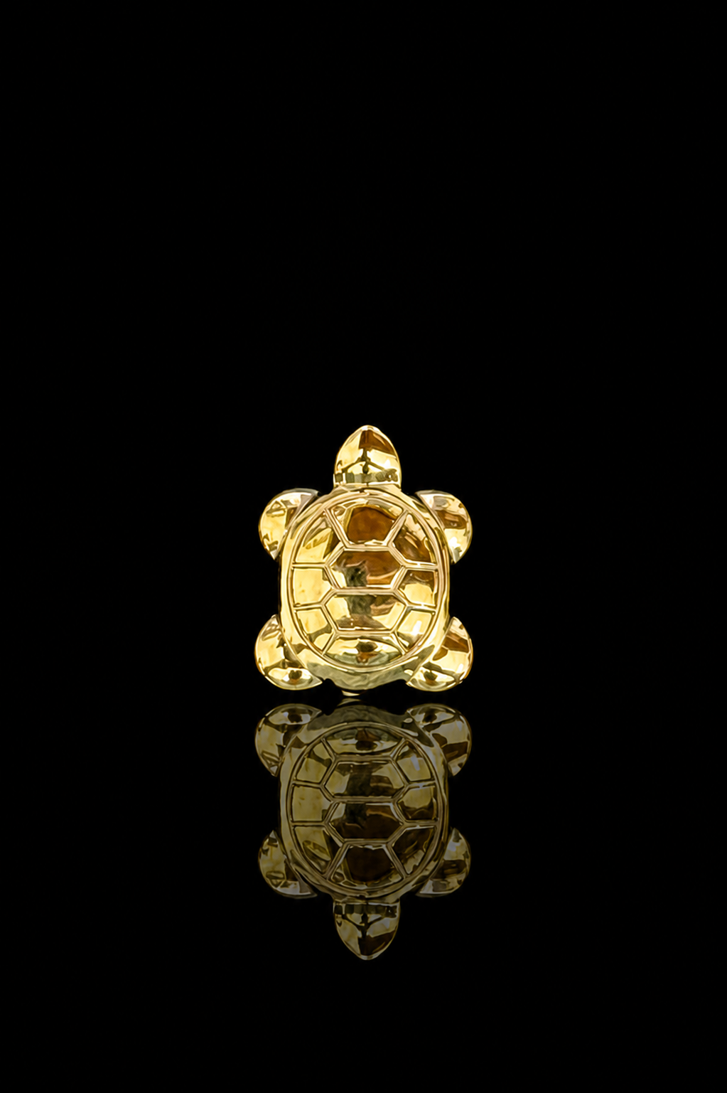 Golden Turtle Pendant