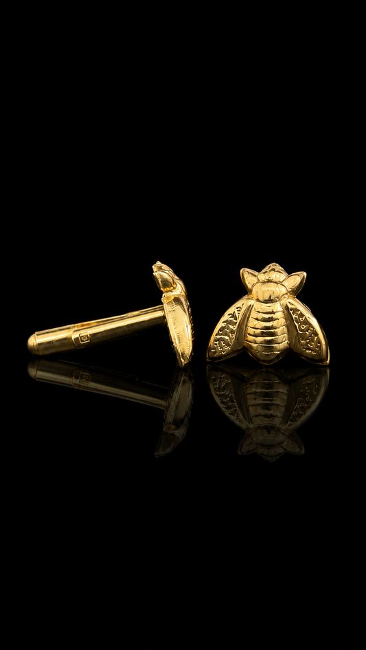 Golden Pineapple Cufflinks