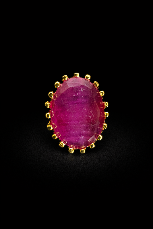 Royal Ruby Kurta Button