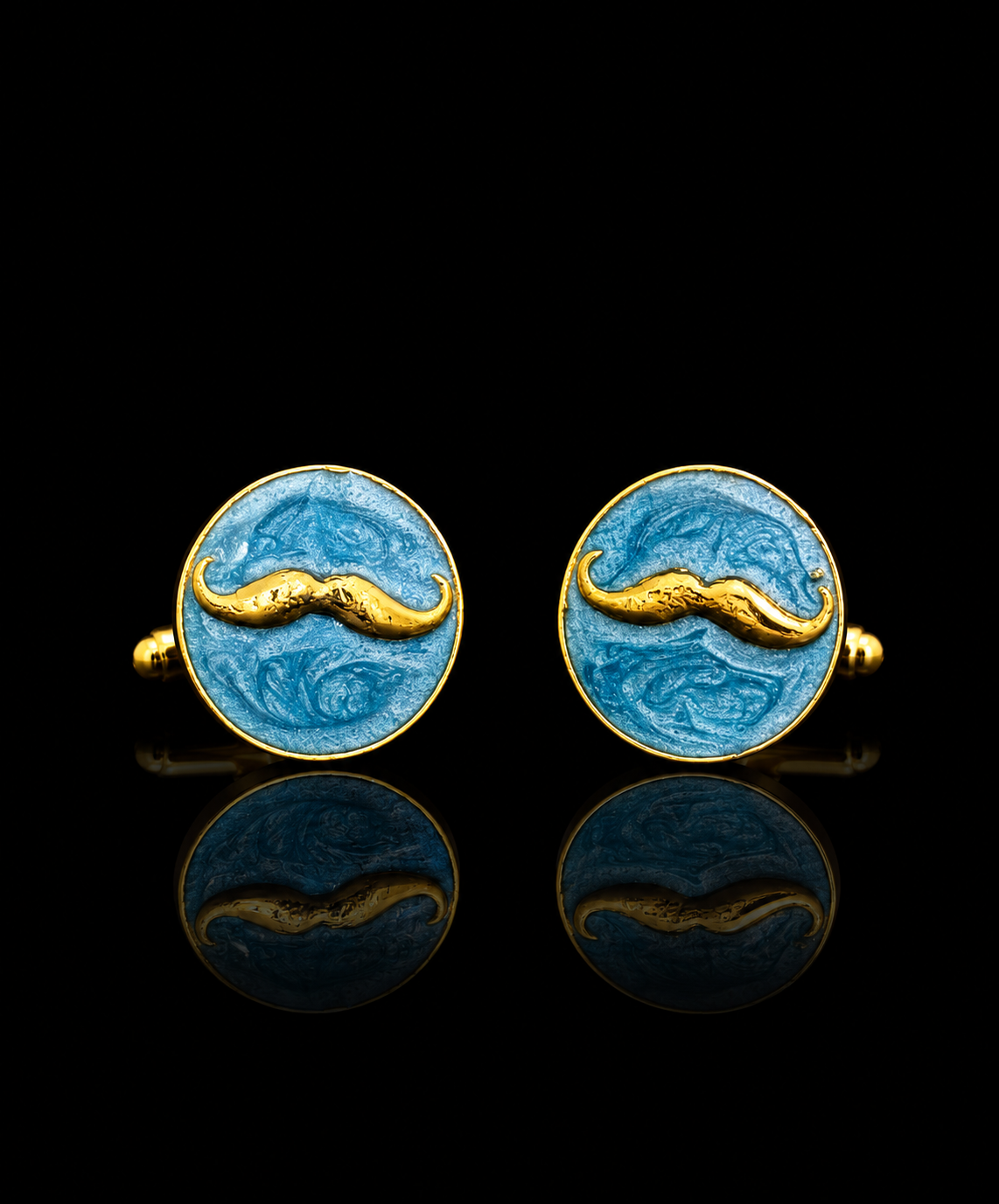 Gentleman's Signature Mustache Cufflinks