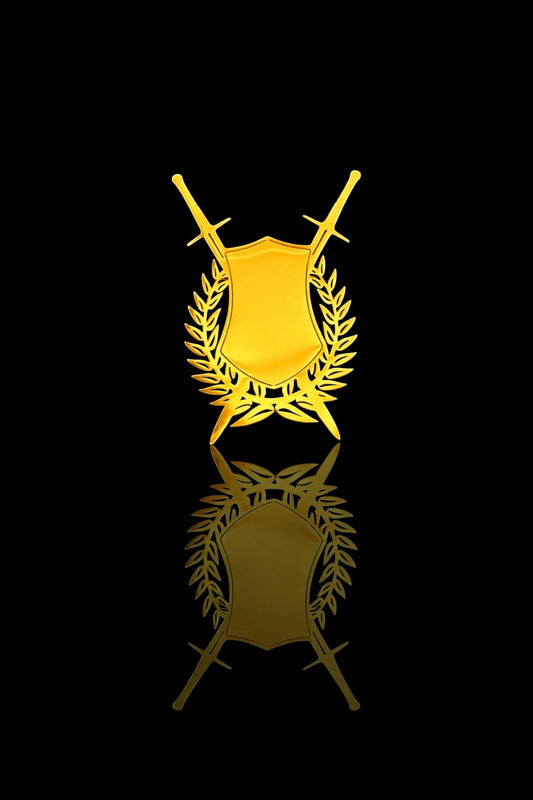 Valor Crest Shield Brooch