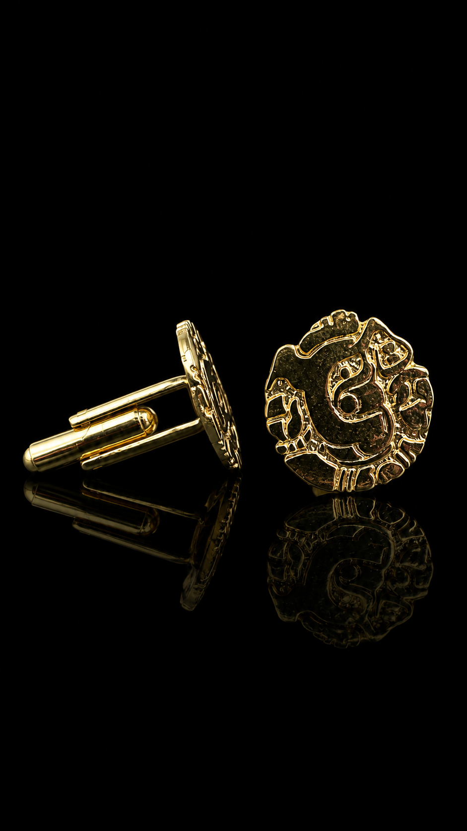 Golden Bulldog Luxury Cufflinks
