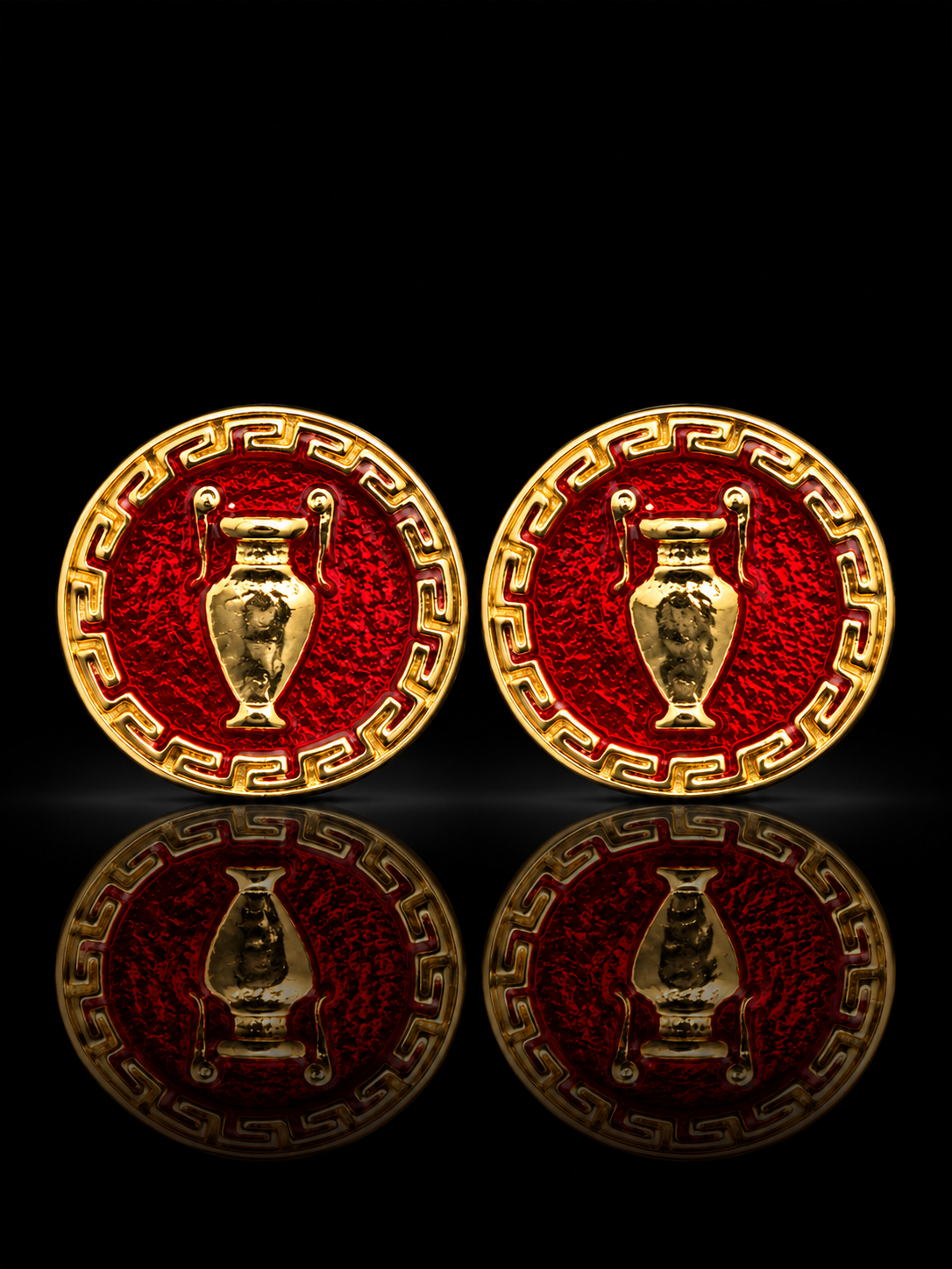 Royal Trophy Red Cufflinks