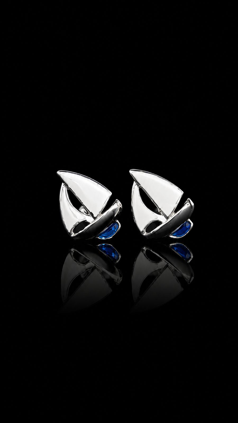 Ocean Voyager Sailboat Cufflinks