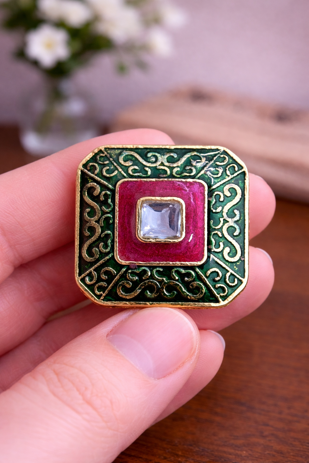 Rajwadi Bandhgala Button