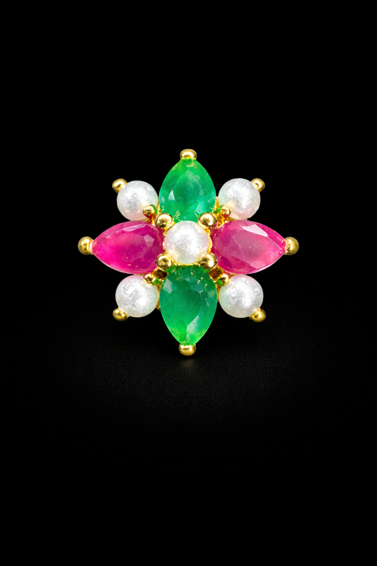 Gulnaar Emerald Kurta Button