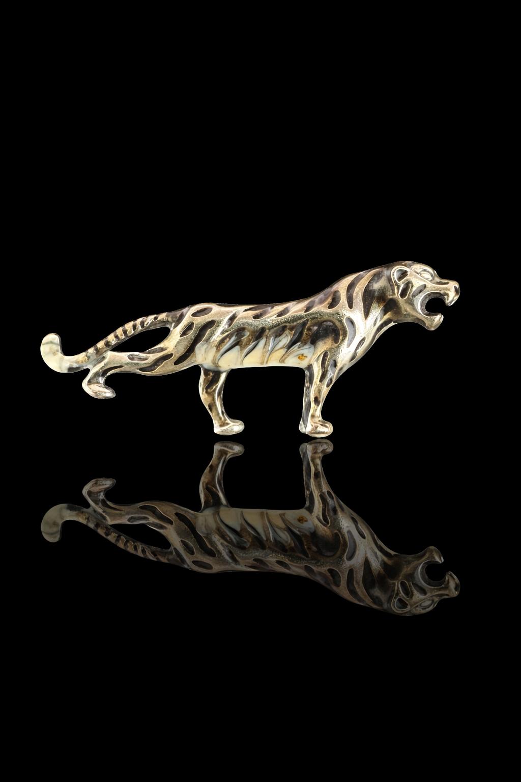 Silent Roar Panther Brooch