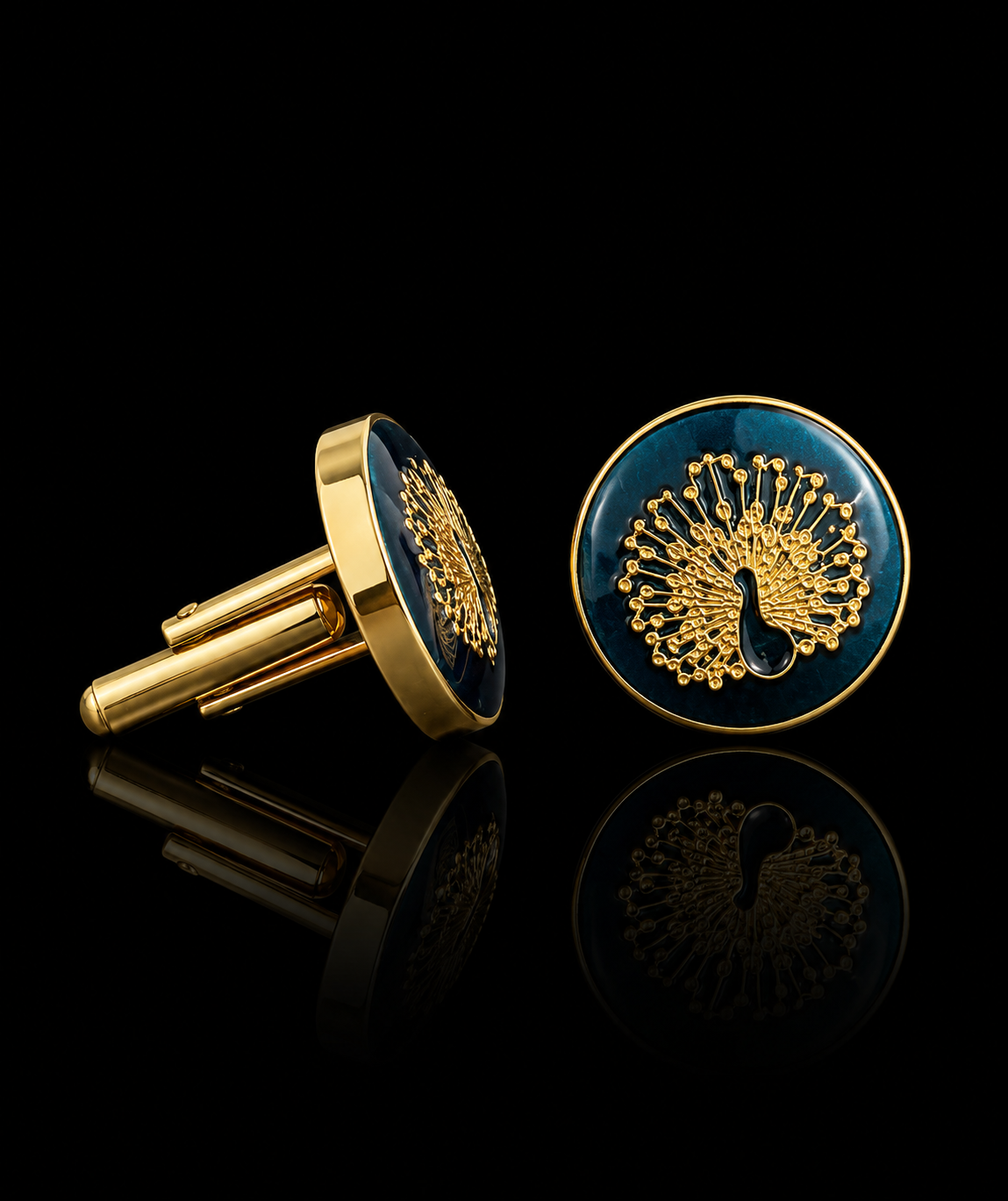 Royal Peacock Cufflinks