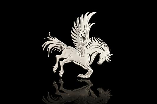Majestic Winged Horse Brooch