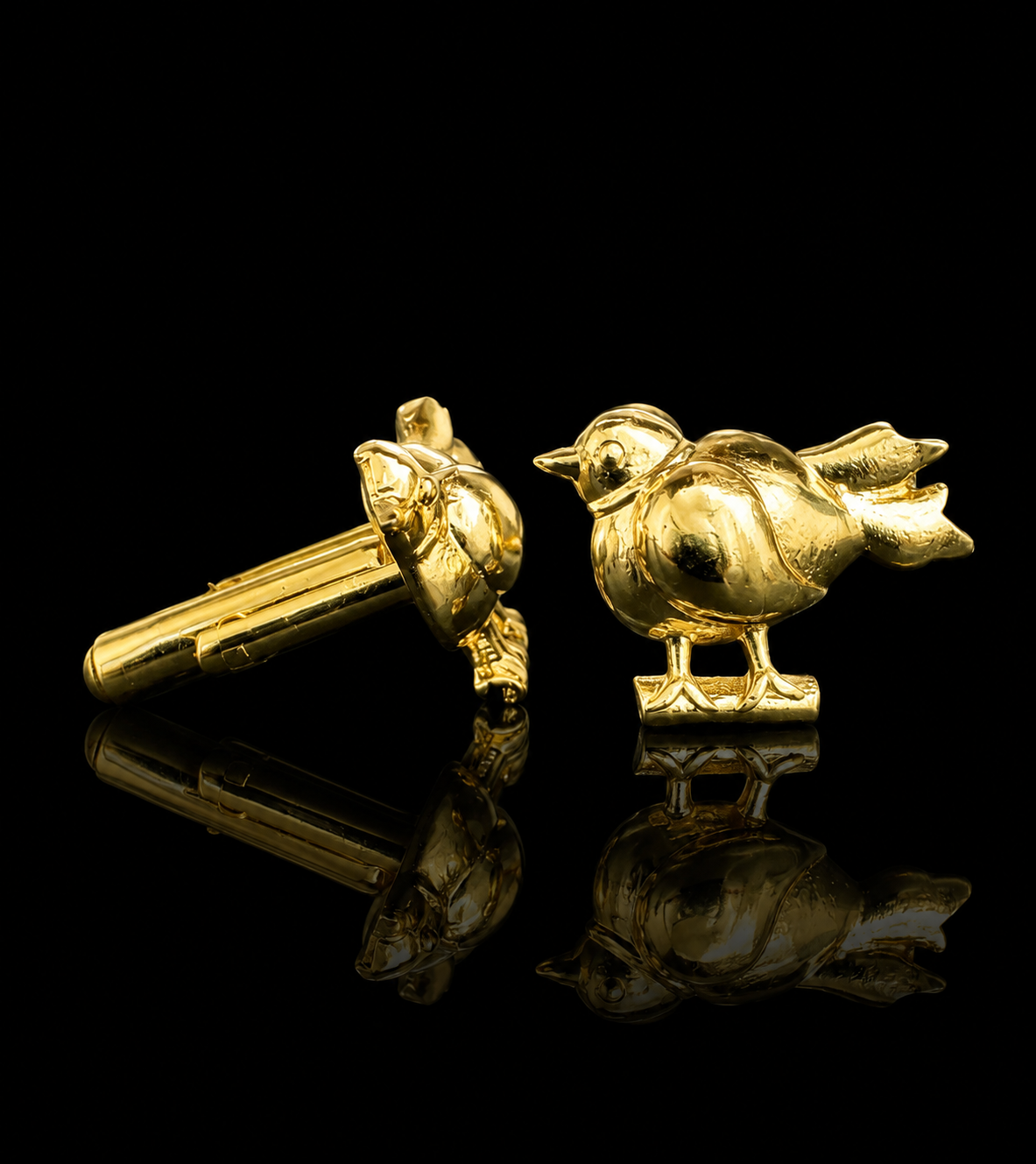 Golden Bird Cufflinks
