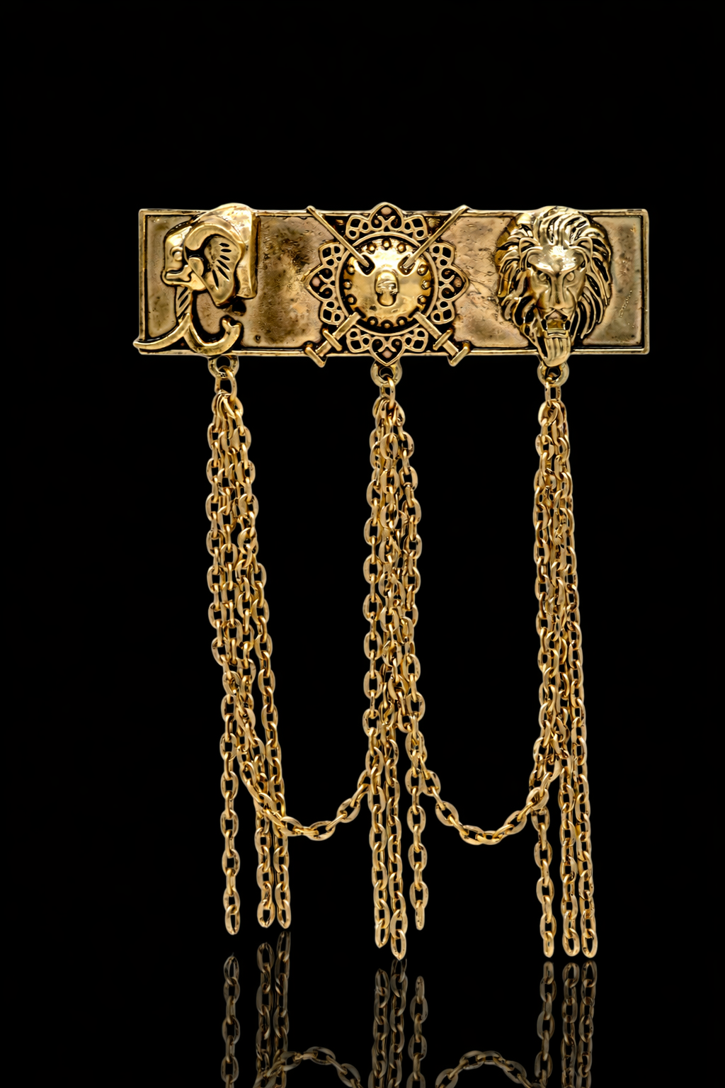 Imperial Trinity Chain Brooch