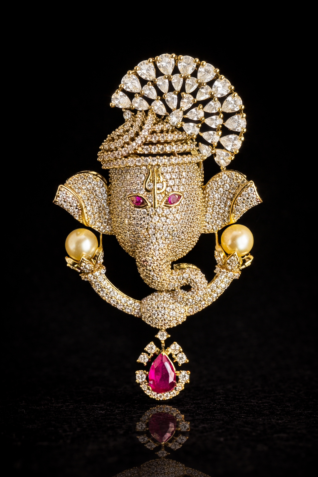 Shree Ganesha Regal Brooch