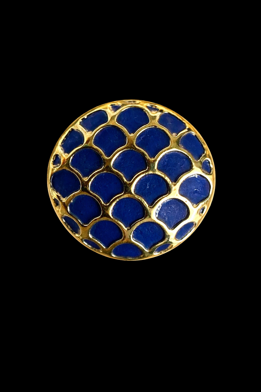 Royal Azure Scale Kurta Button