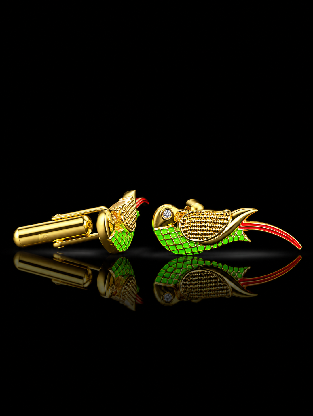 Royal Feather Crest Cufflinks