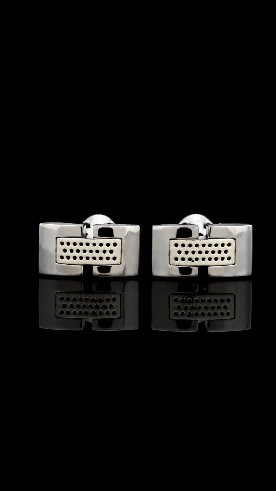 Grid Elegance Cufflinks