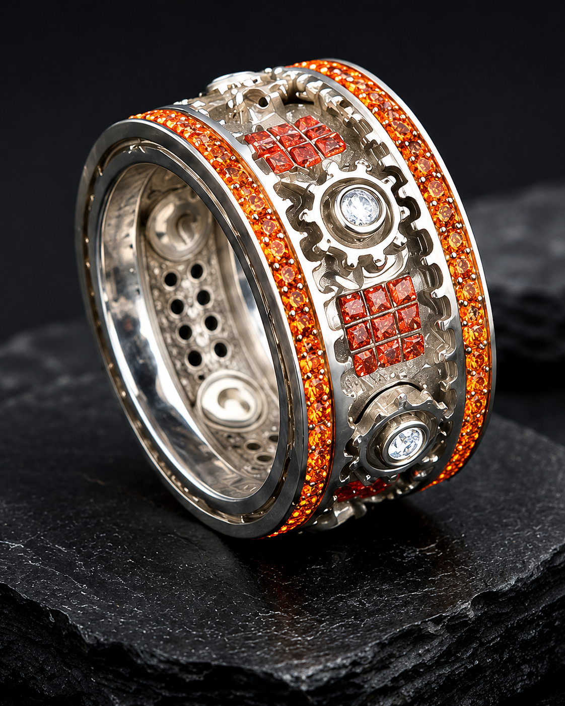 Orange Lever Ring
