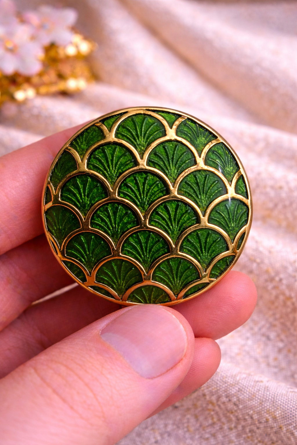 Imperial Scale Antique Bandhgala Button