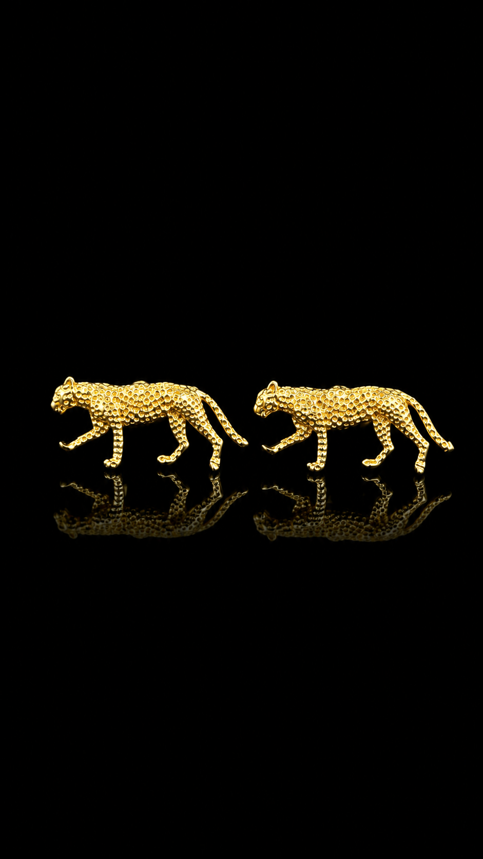 Golden Leopard Cufflinks