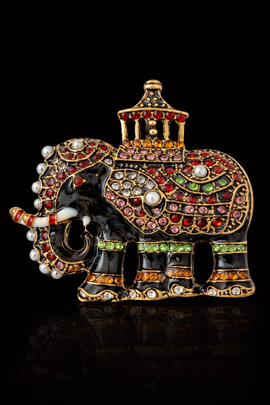 Royal Elephant Pavilion Brooch