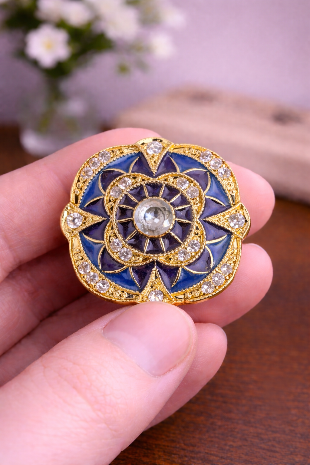 Meher Rang Bandhgala Button