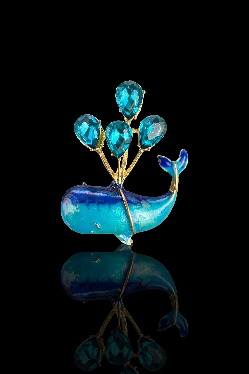 Ocean Dream Whale Brooch
