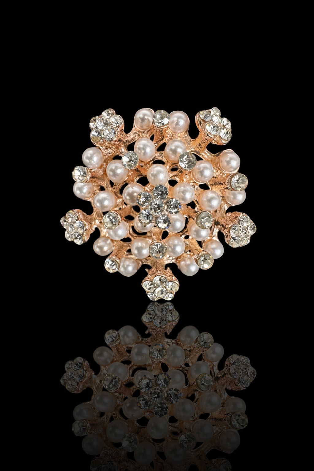 Pearl Radiance Cluster Brooch