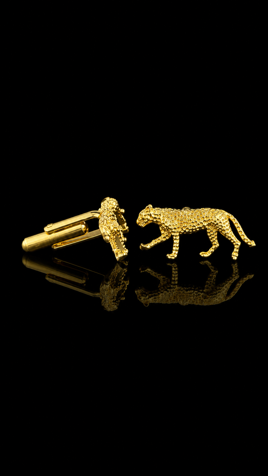 Golden Leopard Cufflinks
