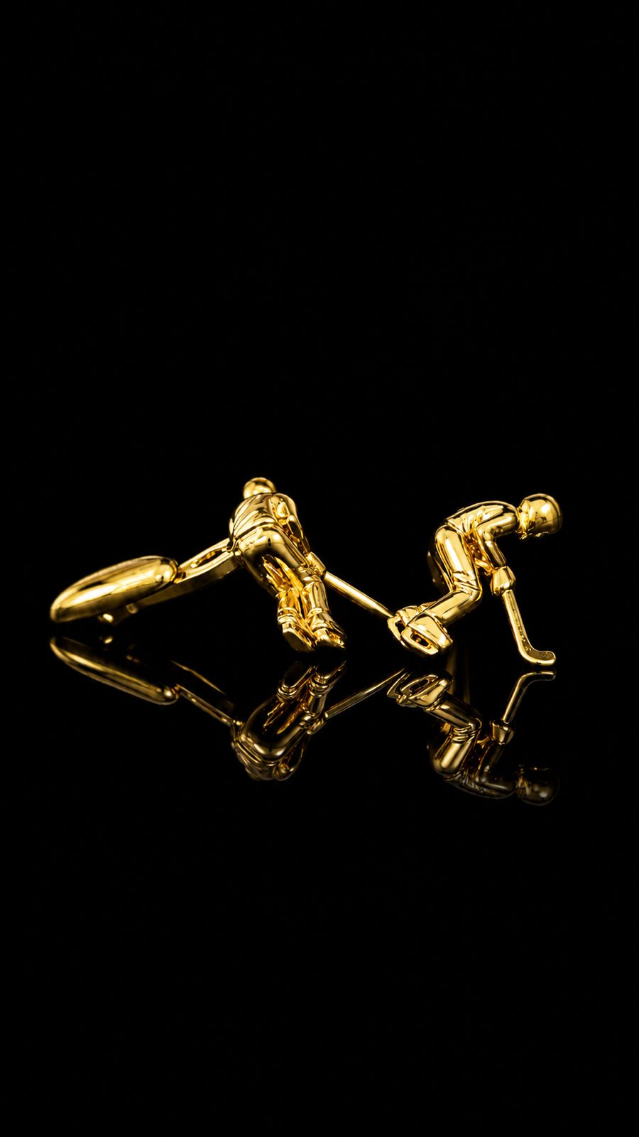 Ice Hockey Player Cufflinks