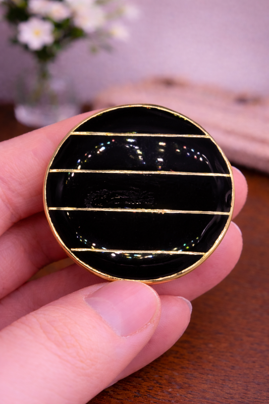 Midnight Linea Bandhgala Button