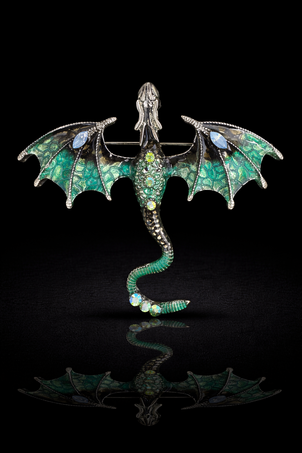 Mythic Dragon Wing Brooch