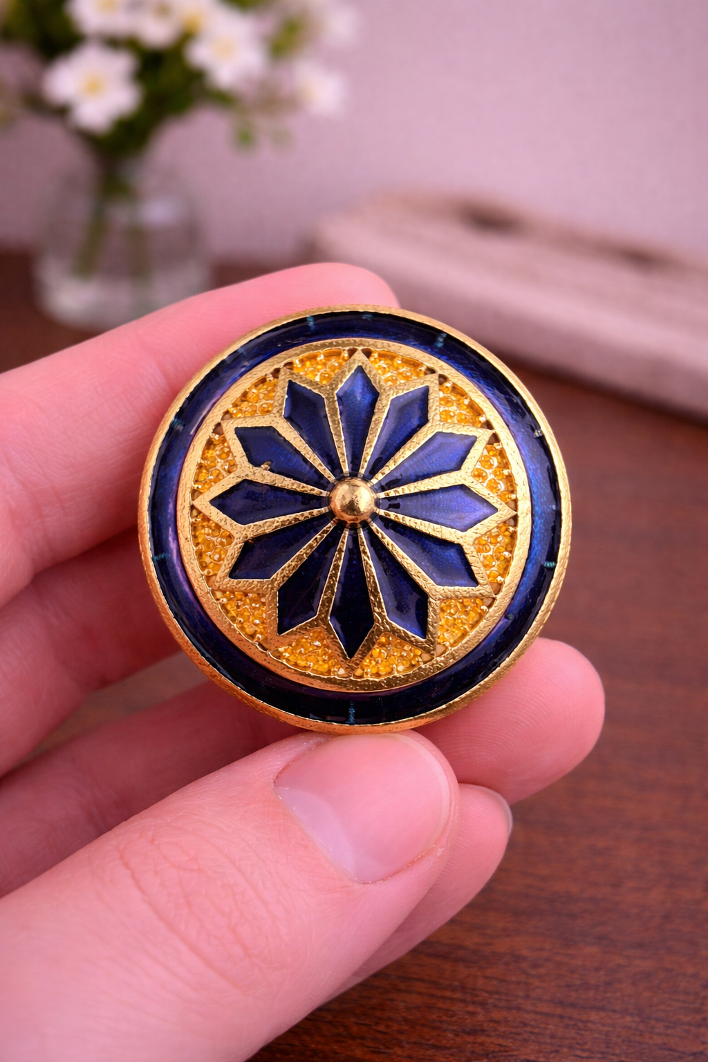 Regal Starburst Bandhgala Button