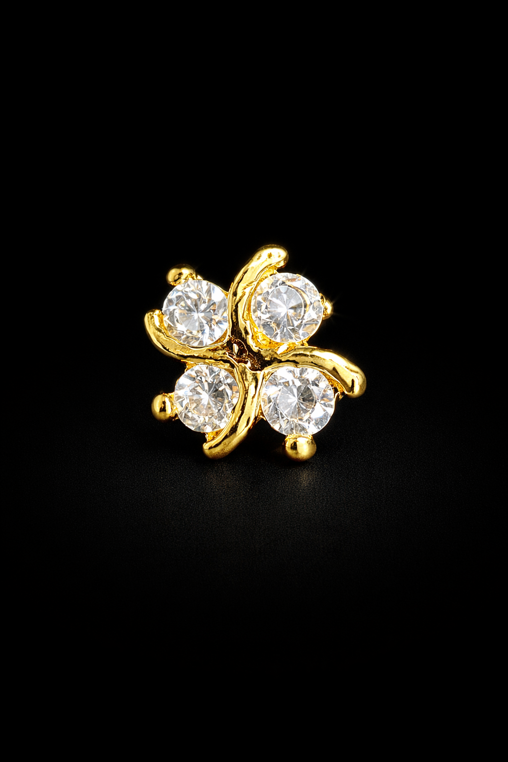 Crystal Vine Kurta Button