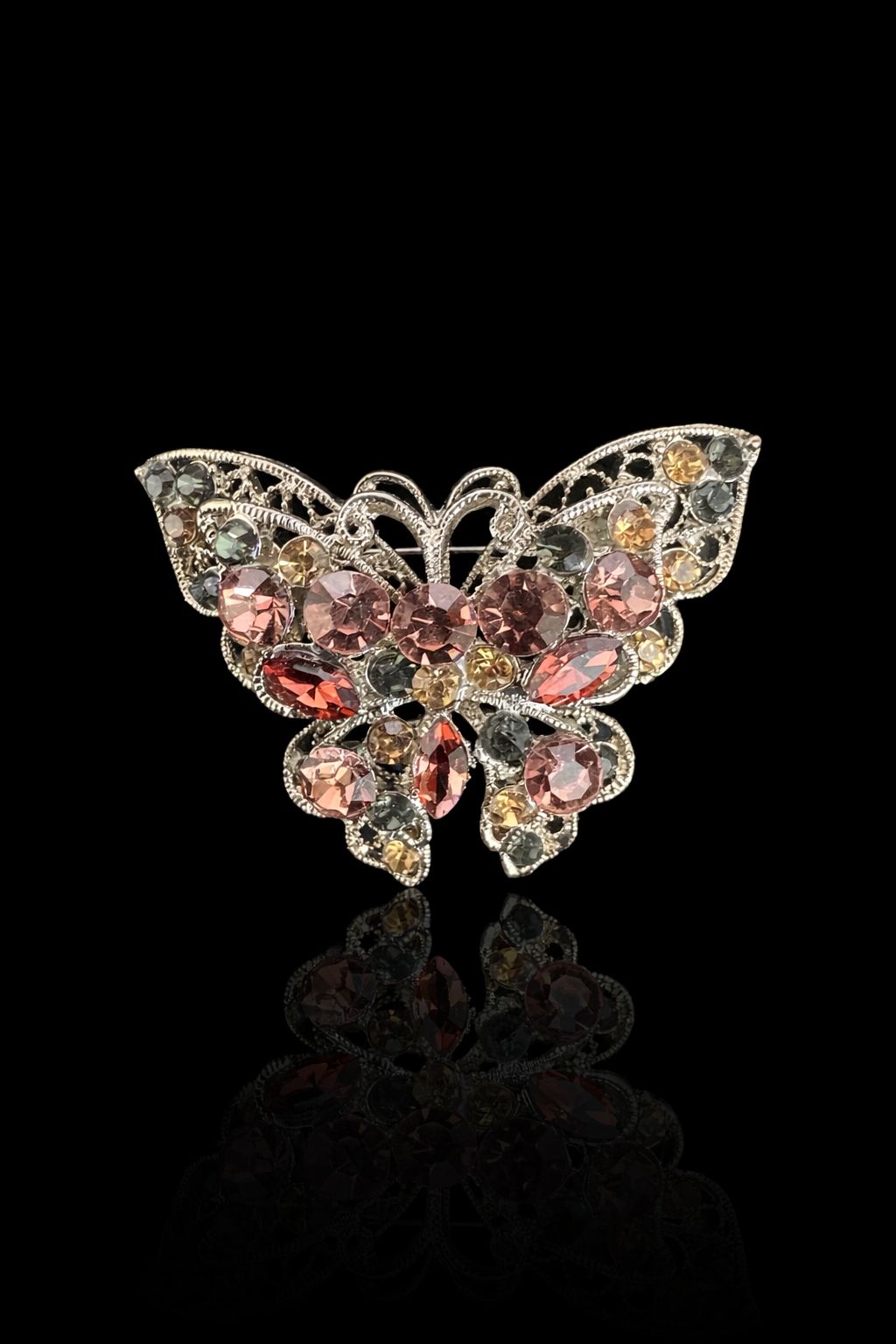 Blush Twilight Butterfly Brooch