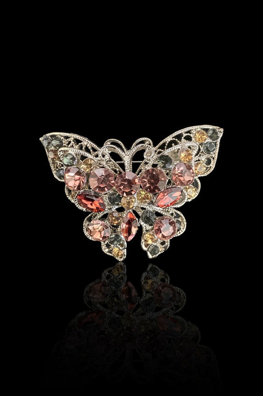 Blush Twilight Butterfly Brooch