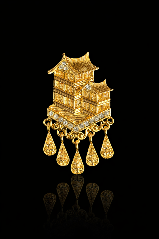 Imperial Pavilion Brooch