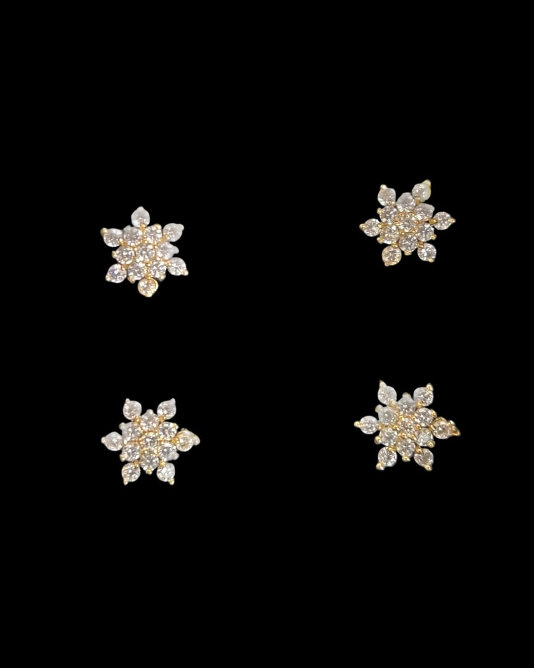 Royal Snowflake Kurta Button