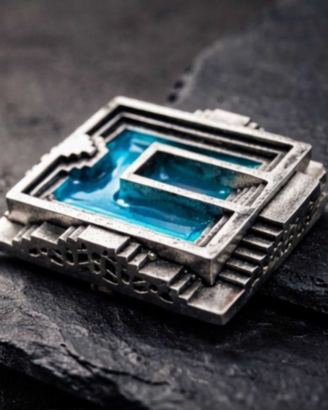 Baori Geometry Brooch
