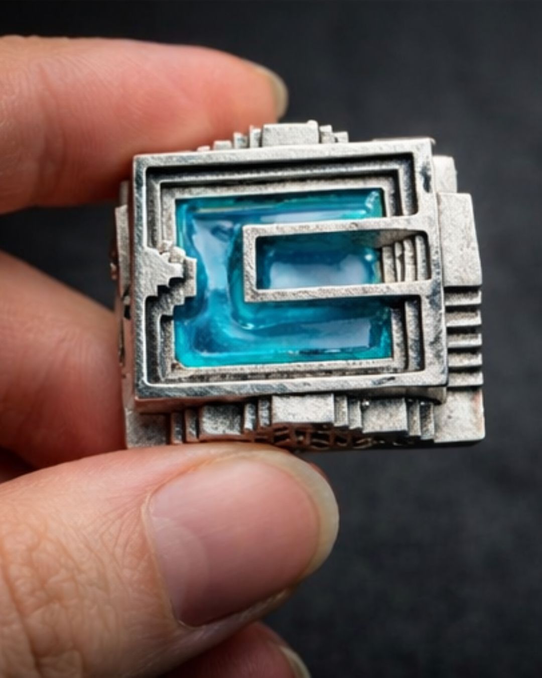 Baori Geometry Brooch