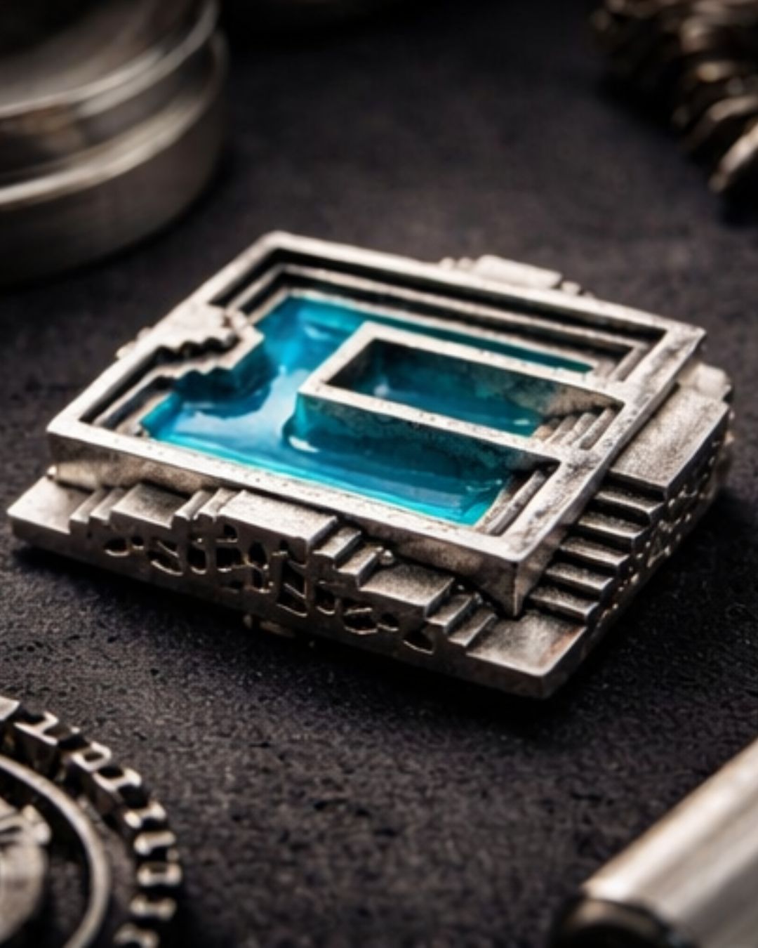 Baori Geometry Brooch