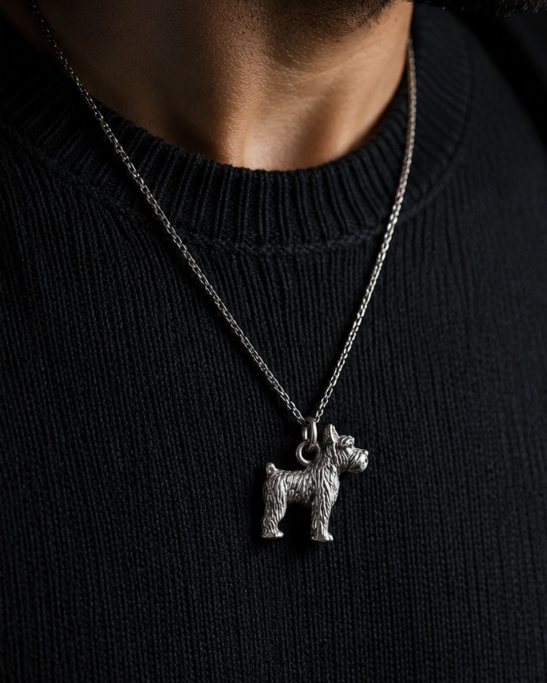 Miniature Schnauzer Dog Pendant