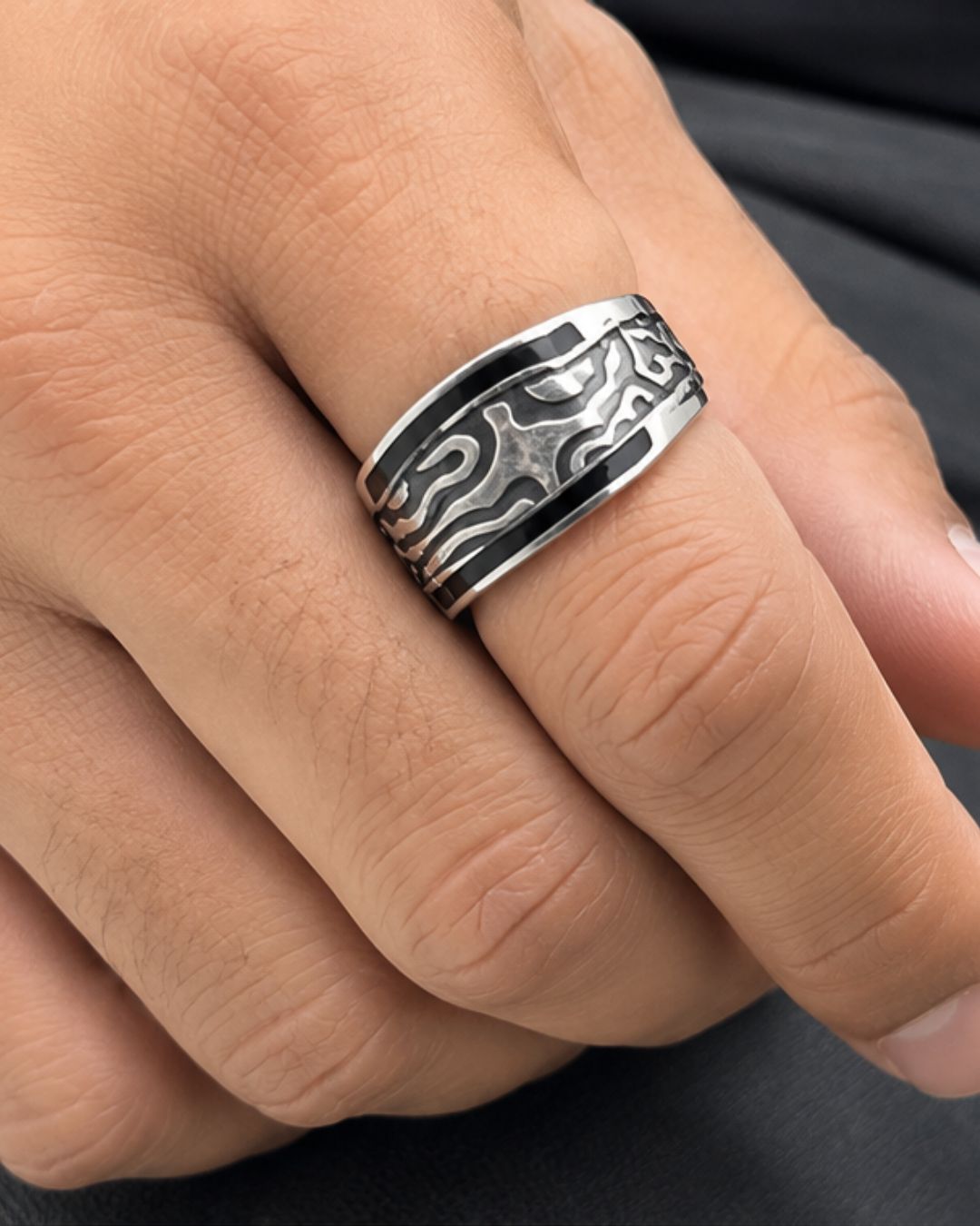 Shilp Edge Silver Ring
