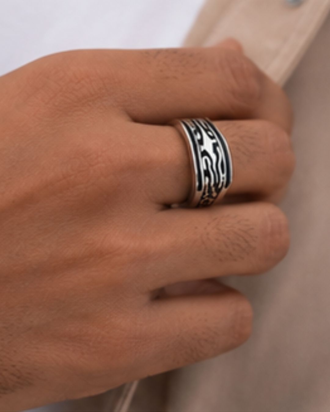 Shilp Edge Silver Ring