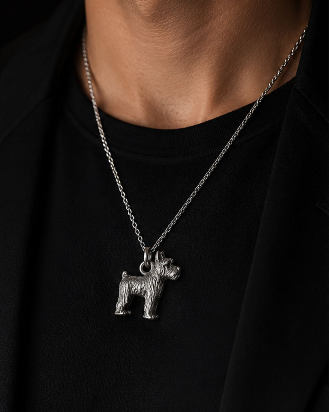 Miniature Schnauzer Dog Pendant