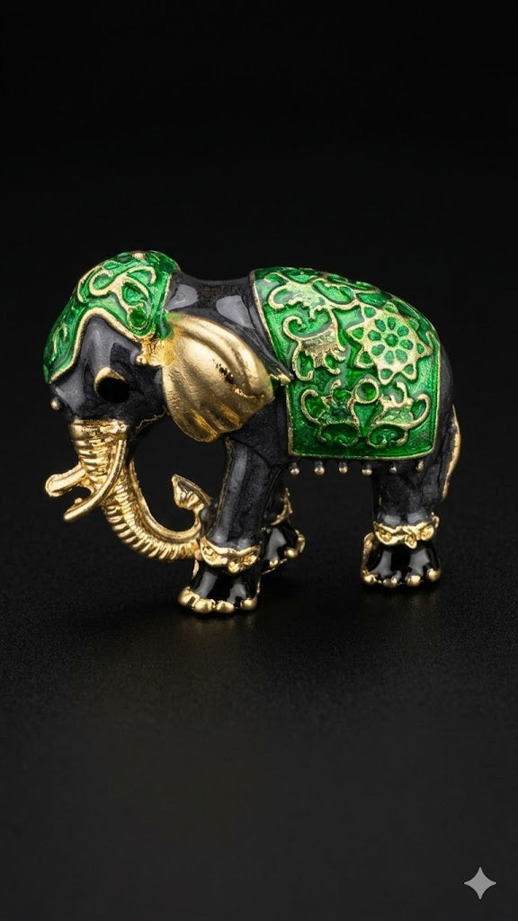 Mini Royal Elephant Brooch