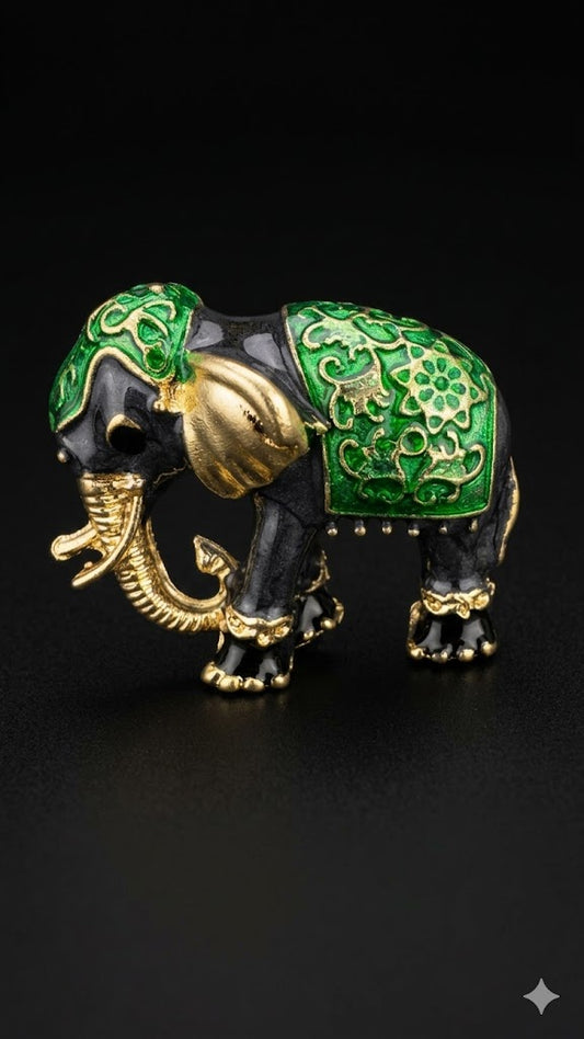 Mini Royal Elephant Brooch